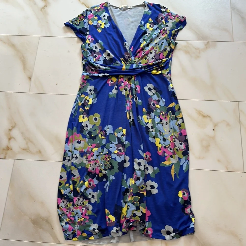 BODEN Floral Colorful Dress - Picture 4 of 6